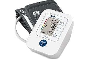 A&D Medical Tensiómetro de Brazo digital, medición precisa de la presión arterial y el pulso, validado clinicamente – UA-611