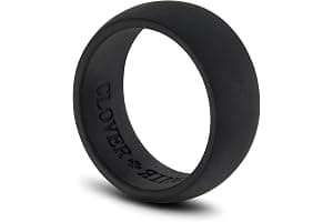 Cloverring Silicone Wedding Ring & Gift Pouch - Fitness or Workplace Safety Band