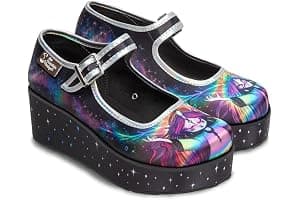Hot Chocolate Design Chocolaticas Funky Canvas Women's Mary Jane Flat Shoes