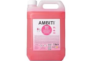 Ambiti | WC Rinse | Líquido para Cisterna de Inodoros Portátiles y Cassettes| Limpieza e Higiene| Desinfecta y Perfuma en Cada Descarga | Camper,Autocaravana,Caravana y Barco|Piña Colada |5 Litros