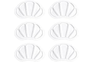 Kronwahl 3 PARES de taloneras de gel para zapatos, almohadillas autoadhesivas para talones, transparentes e invisibles, protector de talon, plantillas antideslizantes contra rozaduras y ampollas