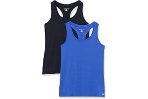 Amazon Essentials Top Deportivo Elástico de Entrenamiento, Secado Rápido y Espalda Nadadora (Tallas Grandes) Mujer, Paquetes Múltiples