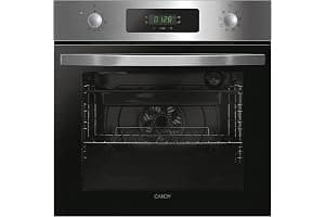Candy FIDCP X625 L, Horno Multifunción, 70L, Bandeja y Rejilla, Limpieza Aquactiva, Convección + Ventilador radial, 8 Funciones, Display Timer Touch, Mandos Push&Pull, Puerta 2 Cristales, Inox y Negro