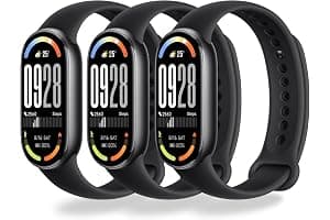 MONUARY 3-10 Piezas Correas Compatibles con Xiaomi Smart Band 10/9/8, Pulseras de Deportivas de Colores, con Herrajes Metálicos, Suaves y Transpirables, Liberación Rápida