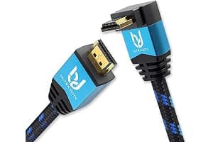 Ultra HDTV Premium – 3m 4K Cable HDMI 2.0b, 1x Adaptador de 270 Grados | 4K/60Hz (sin interferencias), HDR, 3D, ARC, Ethernet