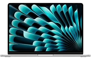 Apple 2024 MacBook Air 13-inch Laptop with M3 chip: 13.6-inch Liquid Retina Display, 16GB Unified Memory, 512GB SSD Storage, Backlit Keyboard, 1080p FaceTime HD Camera, Touch ID; Silver