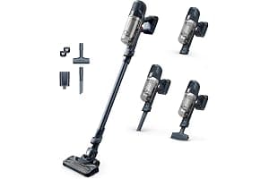 Rowenta XPert 6.60 - Aspiradora escoba versátil sin cable, con 3 funciones en 1 multiespacios, batería de litio, 2 velocidades, gatillo Boost, ligero y portatil, Azul oscuro RH6831