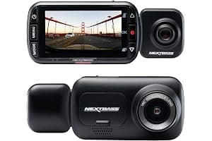 Nextbase 222x Dash Cam Front and Rear Camera - Full HD 1080p Car Camera with Rear View Module - Intelligent Parking Mode, Night Vision, G-Sensor, 140° Wide Angle, 2.5" IPS Screen, Magnetic Mount