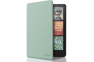 CoBak Funda para 7" Kindle Paperwhite 12th Generation 2024 y Kindle Colorsoft Signature Edition 2024 7 Pulgadas - Funda Protectora Ligera con Auto Sueño/Estela, Salvia Verde