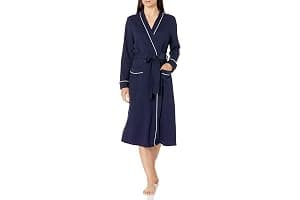 Amazon Essentials Women's Lightweight Waffle Full-Length Robe (Available in Plus Size)