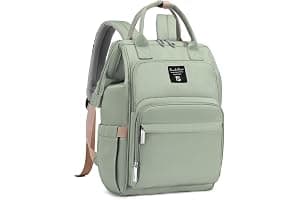 Pomelo Best Baby Changing Backpack Stylish Multifunctional Large Nappy Baby Bag with Changing Mat and Stroller Straps