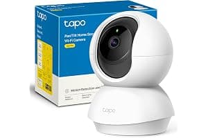 Tapo 2K(3MP) 360°C21A Indoor WiFi Surveillance Camera, Night Vision, Real-Time Notifications, Person Detection, Motion Tracki