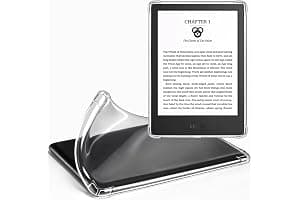 CoBak Clear Case Exclusively for 6 Inch Kindle 2024 and 2022 Releases (11th Generation) - Ultra Slim Soft TPU Transparent Cover, Lightweight and Durable Protection