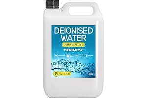 HYDROFYX 5L Deionised Water – Demineralised, Low Conductivity – Fast Dispatch – For Irons, Steam Cleaners, Car Batteries, Rad