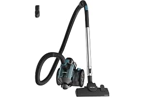 Cecotec Aspiradora con Cable de Trineo de 2L Sin Bolsa Conga Rockstar Cyclonic X-Treme. 800W, Ligero y Compacto, 20 kPa, Radio de Acción 6,2m, Accesorio 2 en 1 para Muebles y Esquinas