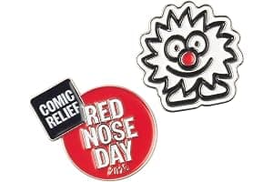 Red Nose Day 2026: Mr Doodle pin badges- On behalf of Comic Relief
