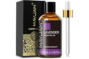 MAYJAM Lavender Essential Oils 100ML, Lavender Oil for Diffuser, Humidifier, DIY, Home, Office