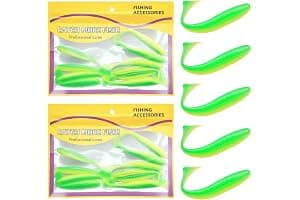 Juego de 20 señuelos de goma para lucioperca, 7 cm/2,15 g, para lucioperca y lucioperca