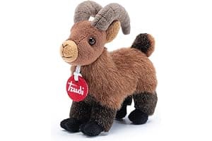 Trudi Trudino Cabra montès Deluxe Peluche Park Collection Peluche. Animales del Bosque | 9x16x15cm Medida XS | Colección Parque Stelvio | Modelo 55470