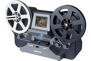 Reflecta Escáner de Película Super 8 y Normal 8: Sensor CMOS 3.53MP, Resolución 1440x1080p a 20fps, Pantalla LCD 2.4'', Corrección de Exposición Auto/Manual, USB 2.0, Digitalización HD MP4