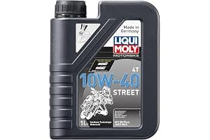 LIQUI MOLY Motorbike 4T 10W-40 Street | 1L | 4-Stroke Motorcycle Oil | 1521