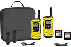 Motorola Tlkr T92 H2O PMR446 2-Way Walkie Talkie Waterproof Radio Twin Pack with Travel Case