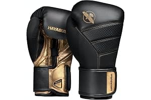Hayabusa T3 Guantes de Boxeo para Hombres y Mujeres, protección de muñecas y Nudillos, Cierre de Gancho y Bucle Dual-X, Soporte de muñeca férula, Acolchado de Espuma de 5 Capas para Nudillos