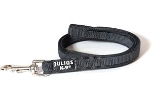 Color & Gray Super-Grip Leash with Handle, 20 mm x 1 m, Black-Gray