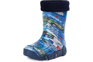 Ladeheid Botas de Agua Zapatos de Seguridad Calzado Unisex Niños Swk