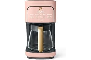 Beauti Coffee Maker 12 cup Programmable, Brewing Versatility, Advanced Programming, 1200 W, Keep Warm mode (Rose)