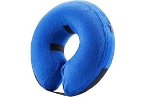 BENCMATE Inflatable Dog Cone Collar Alternative, Soft Dog Cone for Small Medium Large Dogs and Cats, Neck Recovery ECollar Do