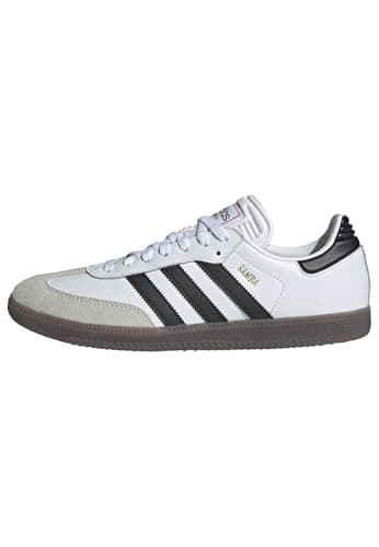 Adidas Unisex-Adult Samba Indoor, White/Black/Vivid Red, 7