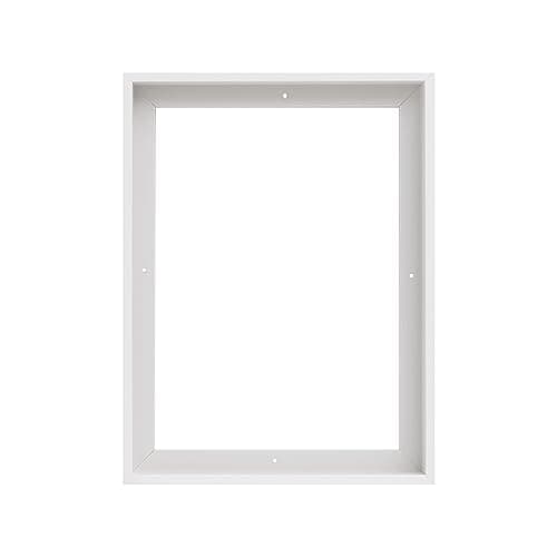 PIXY CANVAS Floater Frame 16x20 for 1-1/2 (1.5) inch Deep Canvas Paintings/Canvas Prints/Wood Canvas Panels/Wall Art/Wall Decor/Home Decor/Artwork (White, 16 x 20 inch, Portrait)
