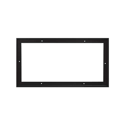 Pixy Canvas Floater Frame 10x20 for 3/4 (0.75) inch Deep Canvas Paintings/Canvas Prints/Wood Canvas Panels/Wall Art/Wall Decor/Home Decor/Artwork (Black, 10 x 20 inch, Landscape)