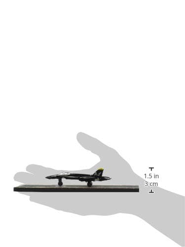 Hot Wings F-18 Jet (Black & Yellow) with Connectible Runway