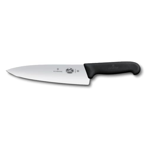 Victorinox Fibrox Pro 8 Inch Chef’s Knife, Dishwasher Safe, Black