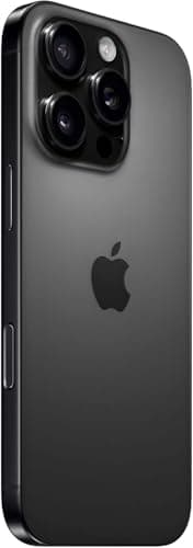 Apple iPhone 16 Pro, 256GB, Black Titanium - Unlocked (Renewed)