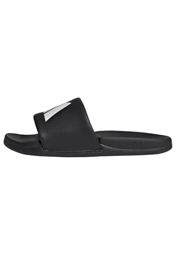 adidas Unisex-Adult Adilette Comfort 2.0, Black/White, 9