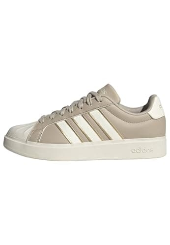 adidas Women's Streetalk, Wonder Beige/Off White/Gold Metallic, 7