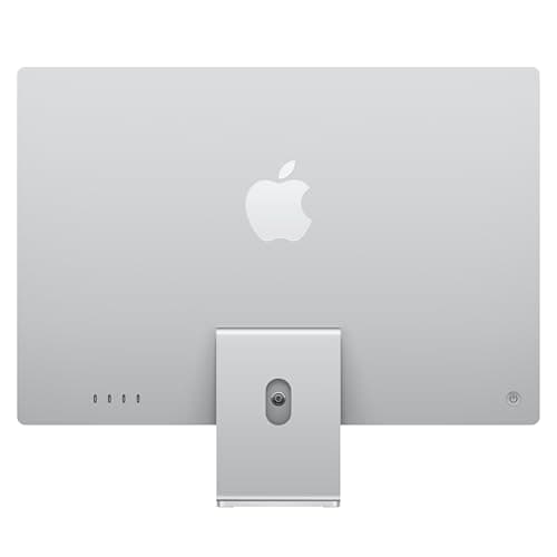 Apple 2024 iMac All-in-One Desktop Computer with M4 chip with 10-core CPU and 10-core GPU: Built for Apple Intelligence, 24-inch Retina Display, 24GB Unified Memory, 512GB SSD Storage; Silver