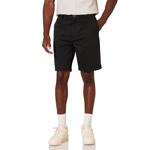 Amazon Essentials Men's Classic-Fit 9" Shorts, Black, 34