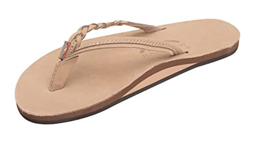 Rainbow Sandals Women's Flirty Braidy, Sierra Brown, Ladies 10/9.5-10.5