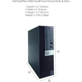 Dell Optiplex 7060 SFF i5-8400 2.80GHZ 8GB 512GB SSD Windows 11 Pro