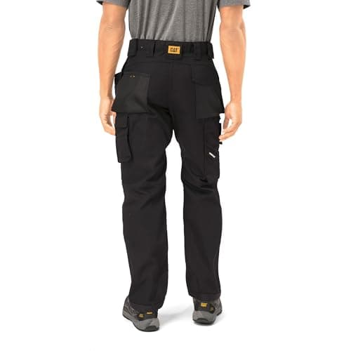 Caterpillar Men's Trademark Pant (Regular and Big & Tall Sizes), Black, 32W x 32L