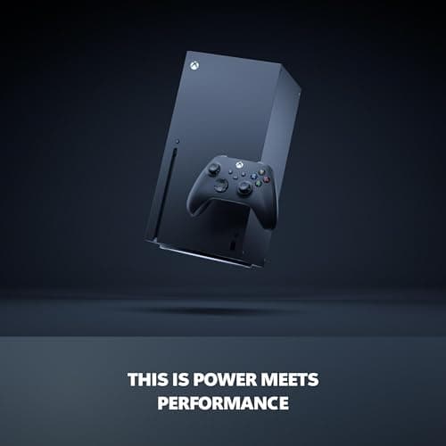 Xbox Series X - Gaming Console - 1TB SSD - Includes Wireless Controller - 4K Gaming - 120FPS - Carbon Black