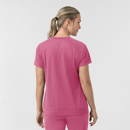 Carhartt Womens Scrub Top, Electric Fuschia, 3X-Large