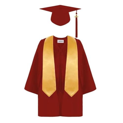 2026 Kids Graduation Cap and Gown Set 4 Piece Preschool & Kindergarten Graduation Outfit for Boys & Girls (4-5 Years)