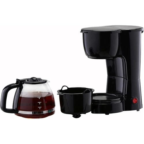 AUNMBLD Black 5-Cup Drip Coffee Maker - 2026 New, Compact Small Capacity, Drip Brew Design | Home/Office/Dorm/Small Kitchen Daily Brew Essential
