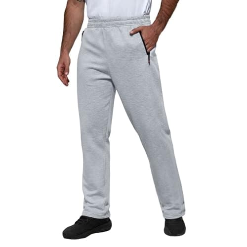 KGKE Men's Sweatpants Athletic Pants with Pockets,Jogger for Men Black/Black/Grey/Dark Grey/Navy M