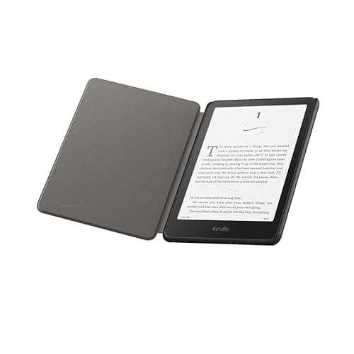 Amazon Kindle Paperwhite and Kindle Colorsoft Case, Lightweight and Water-Safe, Foldable Protective Cover - Fabric